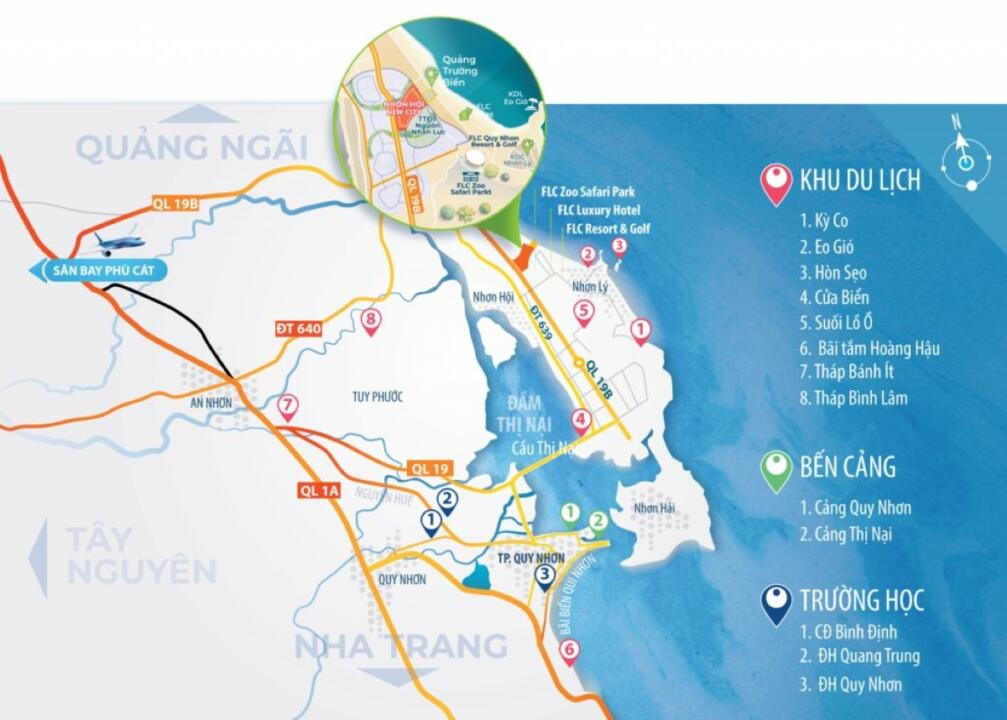 Takashi Ocean Suite Quy Nhơn 7 Vị trí Takashi Ocean Suite