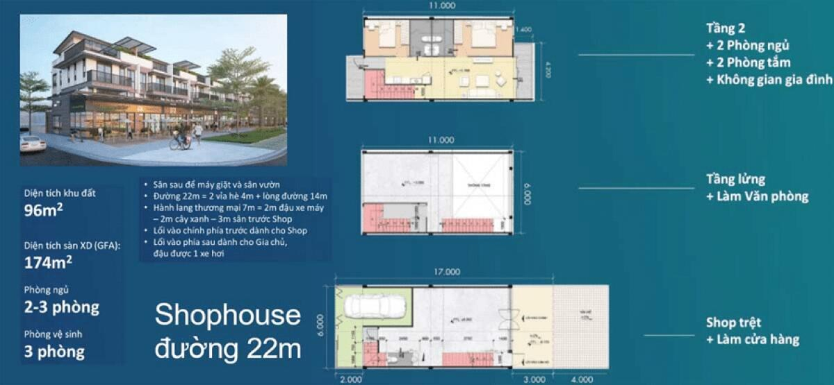 Thiết kế biệt thự tại dự án Nam Long Đại Phước