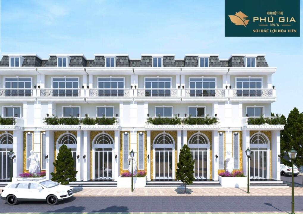 KHU BIỆT THỰ PHÚ GIA TÂN AN Q7 9 Mặt bằng thiết kế biệt thự Phú Gia Quận 7