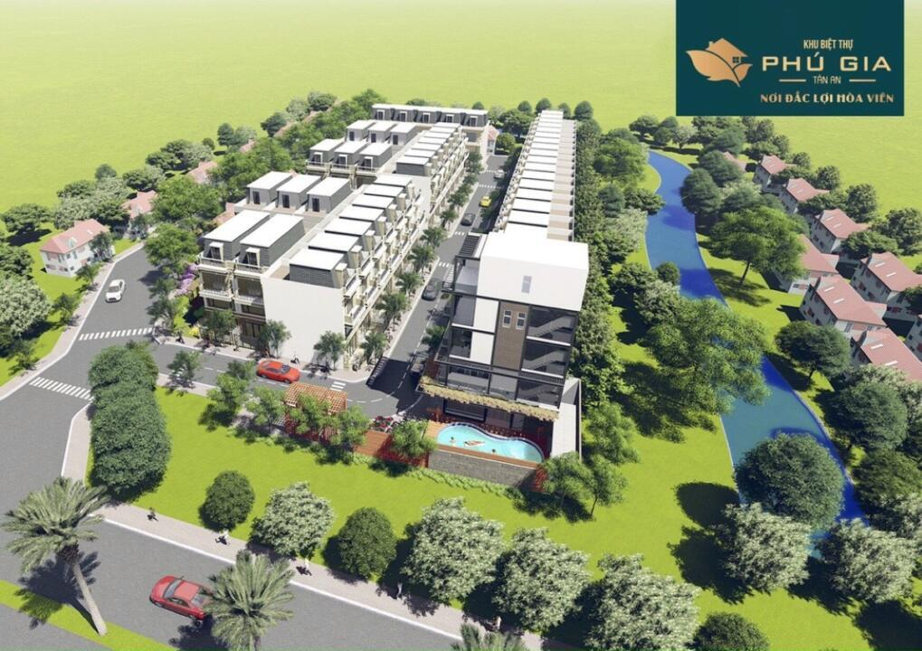 KHU BIỆT THỰ PHÚ GIA TÂN AN Q7 8 Khu Biệt Thự Phú Gia Village