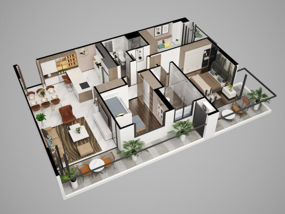 Căn Hộ Mẫu 3PN Fiato Premier