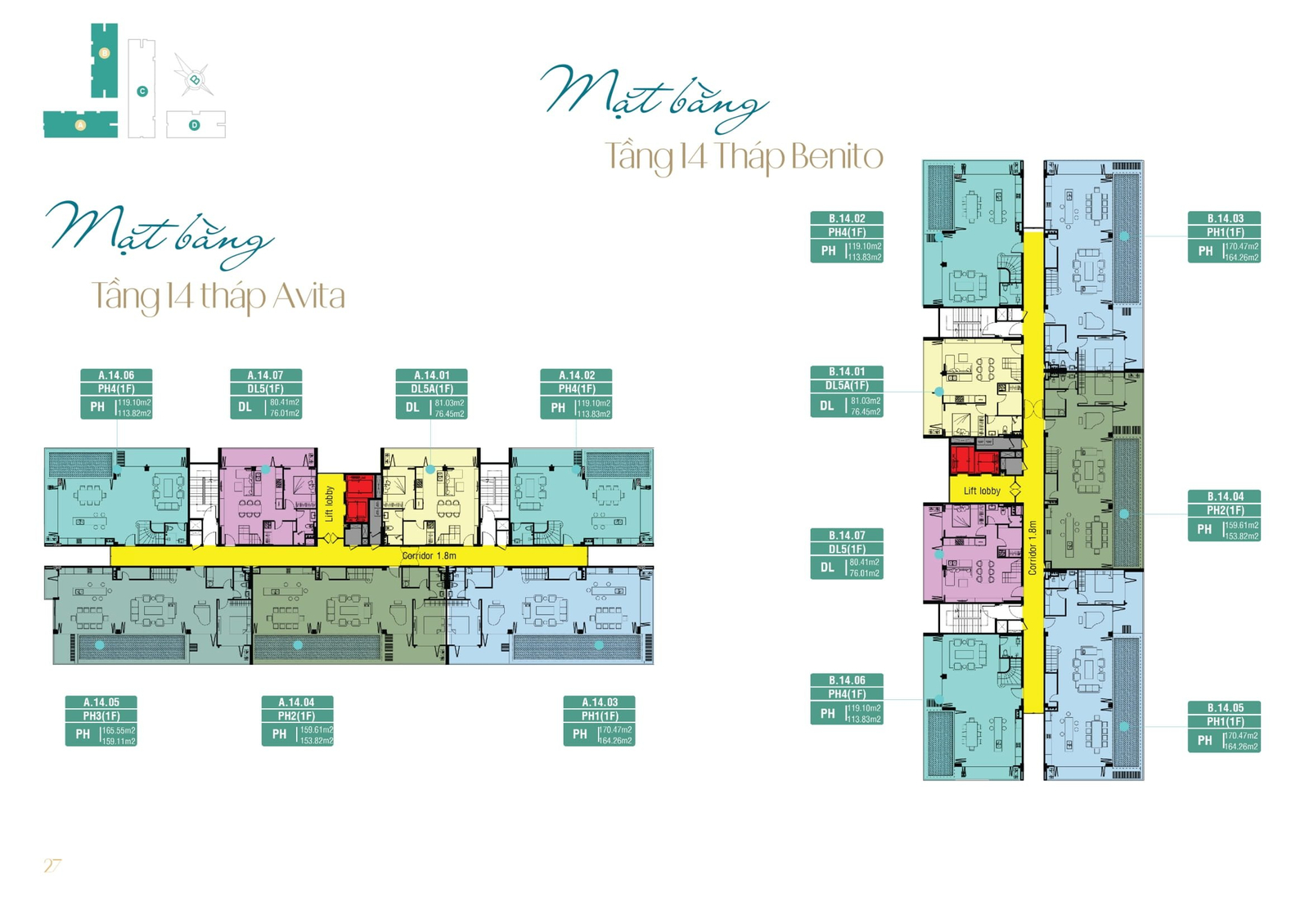 Tầng 14 A,B