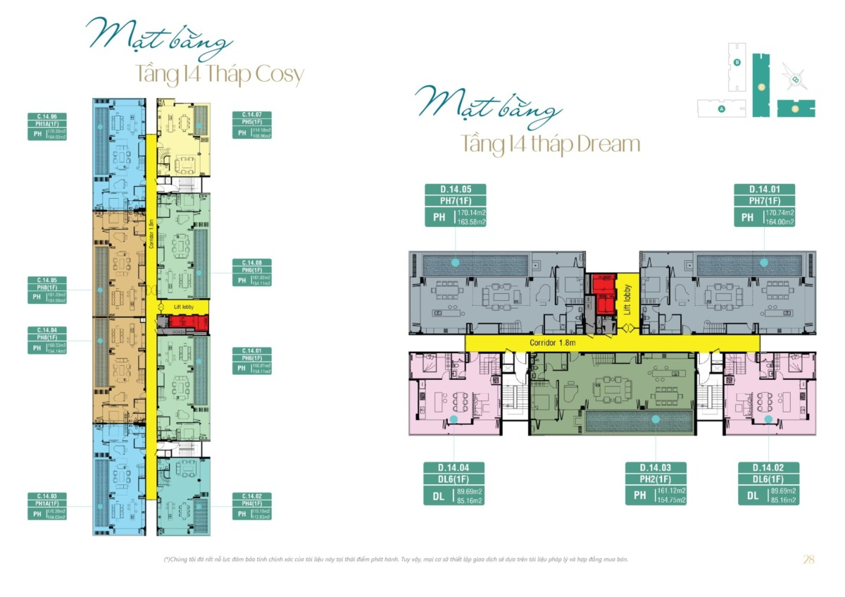 Tầng 14 C,D