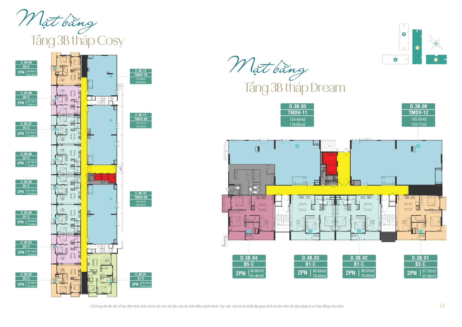 Tầng 3B C,D