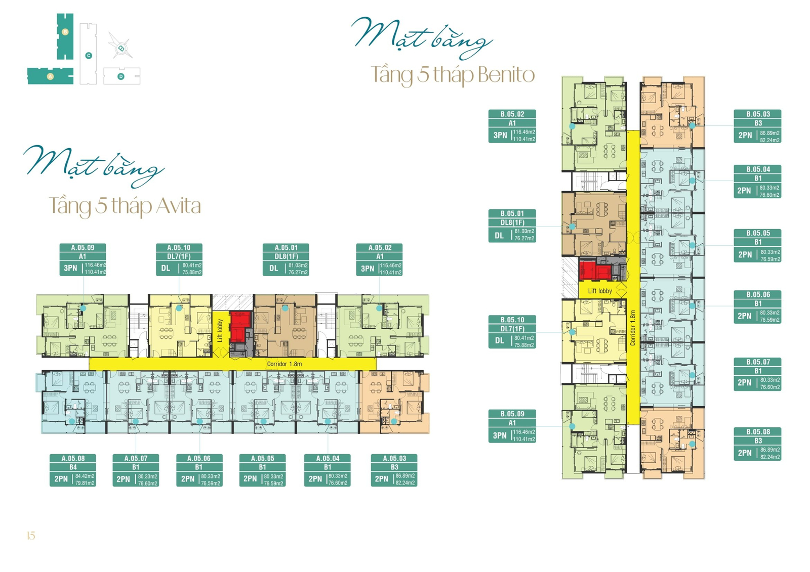 Tầng 5 A,B