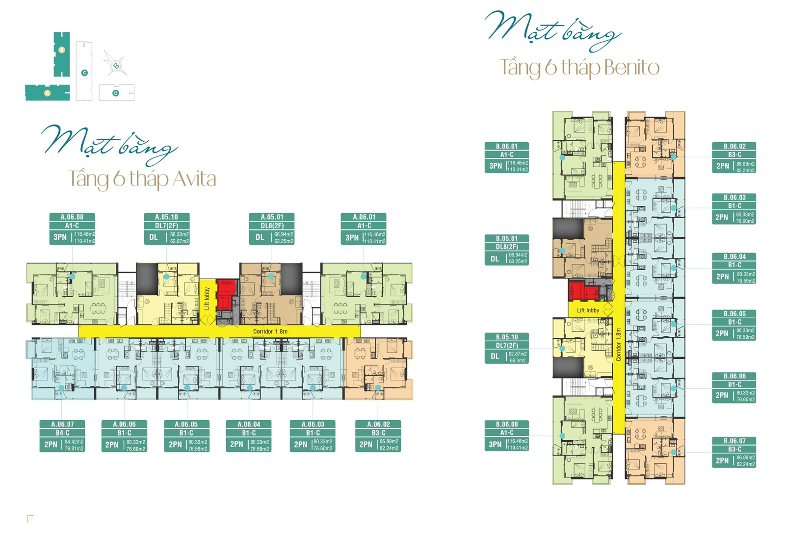 Tầng 6 A,B