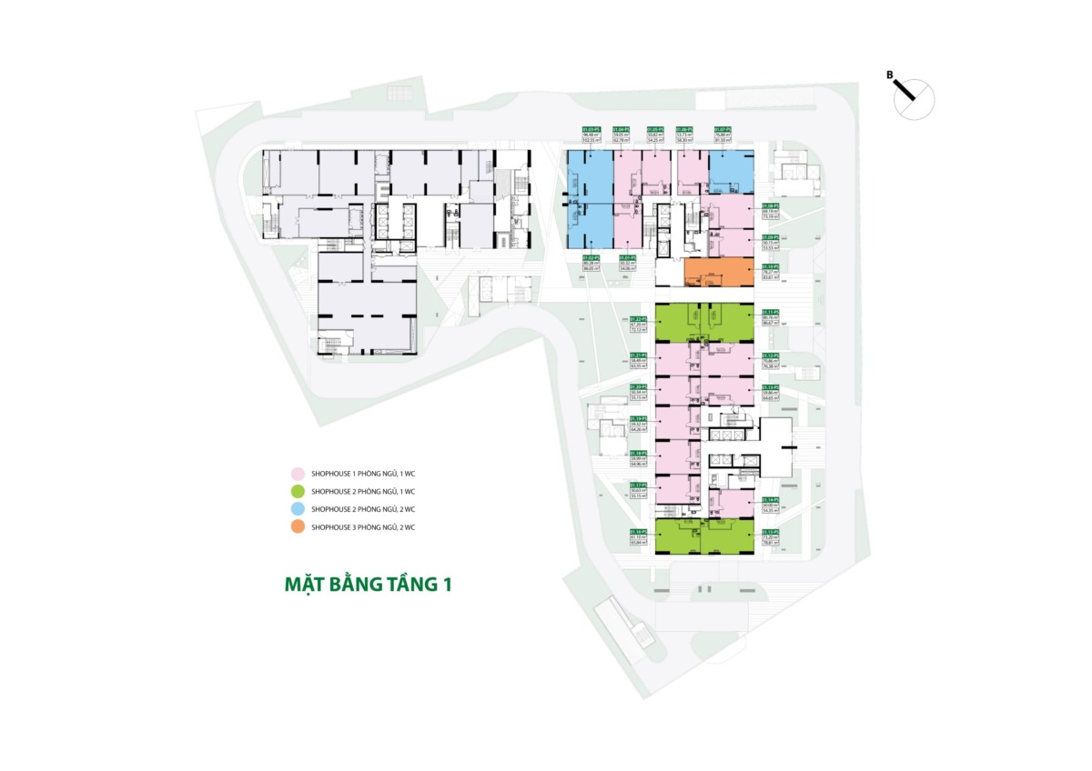 Mặt Bằng Tầng 1