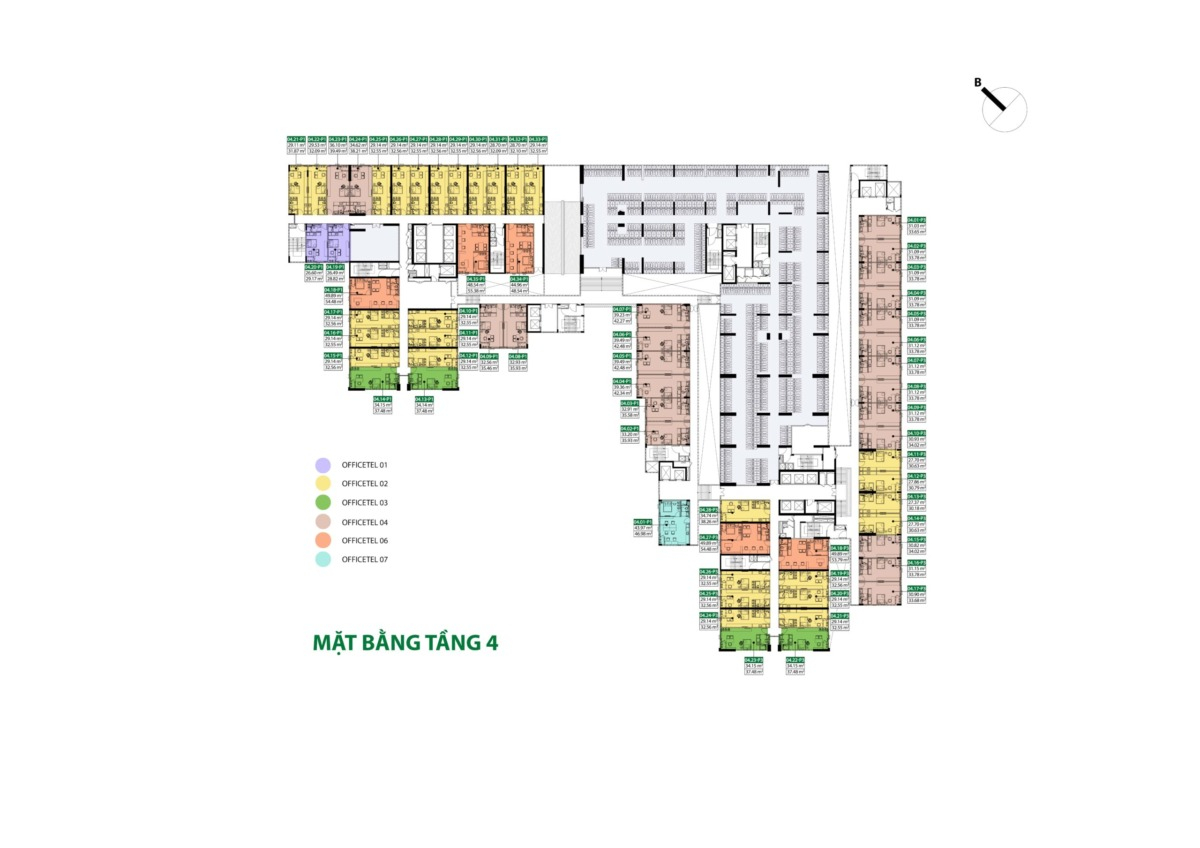 Mặt Bằng Tầng 4