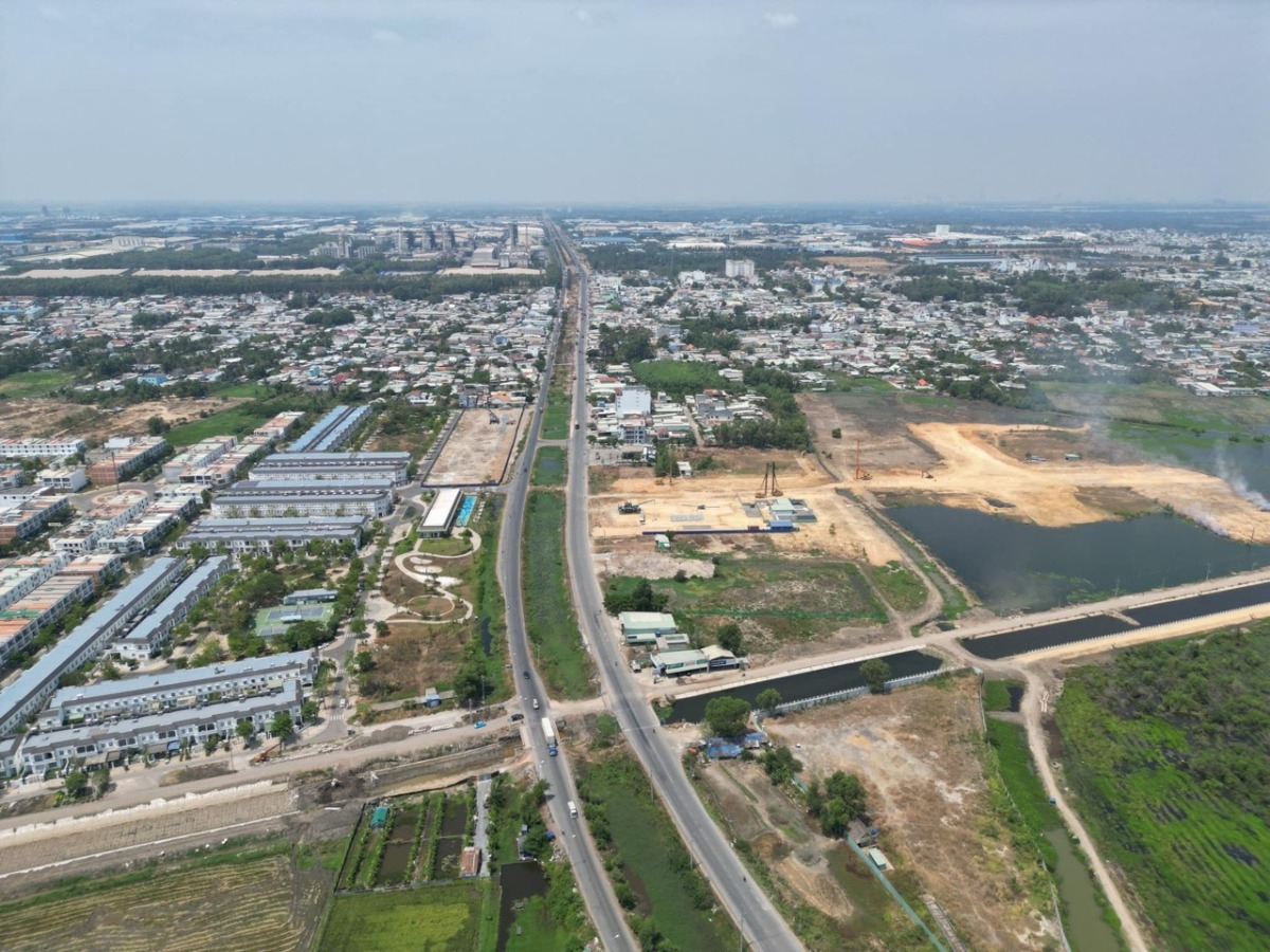 Tien do khu do thi Spring Village Nhon Trach Dong Nai Lon