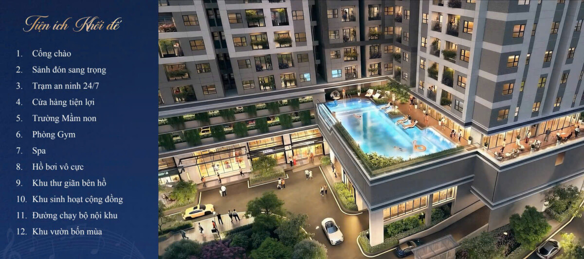 SymLife Thuận An 63 Tiện ích Khối Đế Căn Hộ Symlife