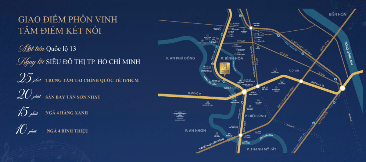 SymLife Thuận An 60 Vị trí căn hộ Symlife