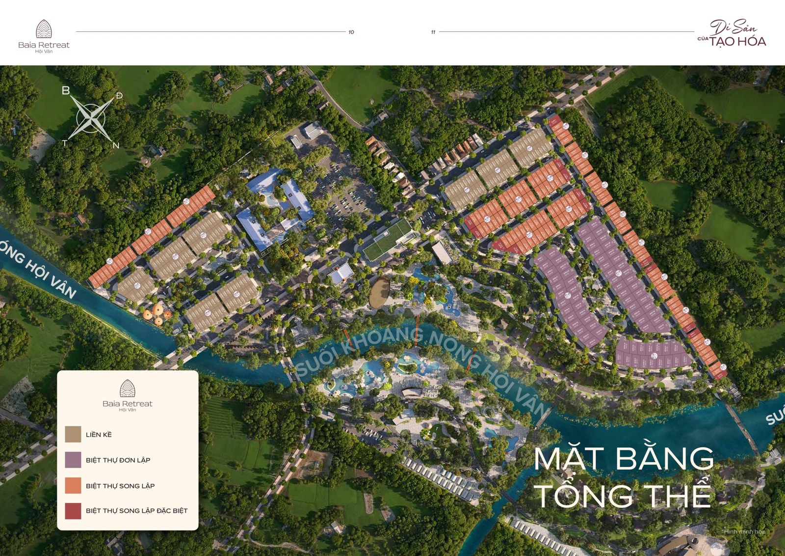 Baia Retreat Hội Vân 25 Mặt bằng Phân Khu Baia Retreat Hội Vân