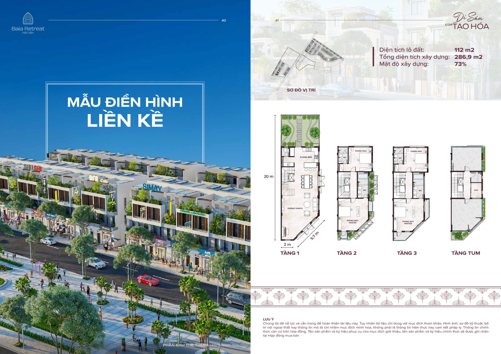 Baia Retreat Hội Vân 26 Mẫu Liền Kề Góc Baia Retreat Hội Vân