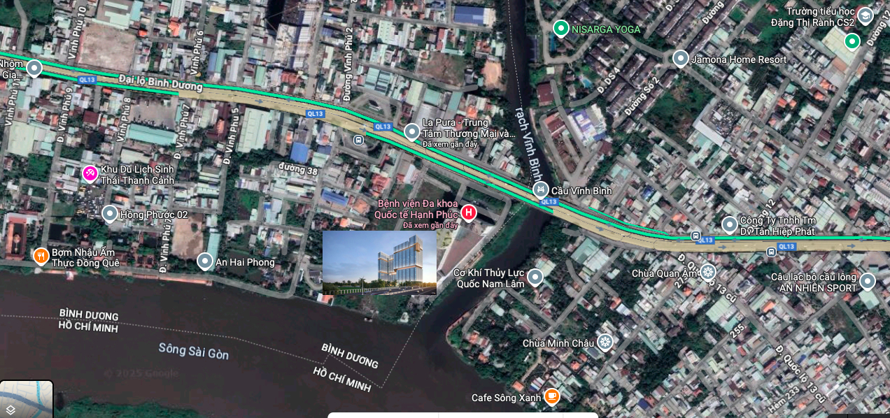 Landmark Residential 7 Vị trí dự án Landmark Residential