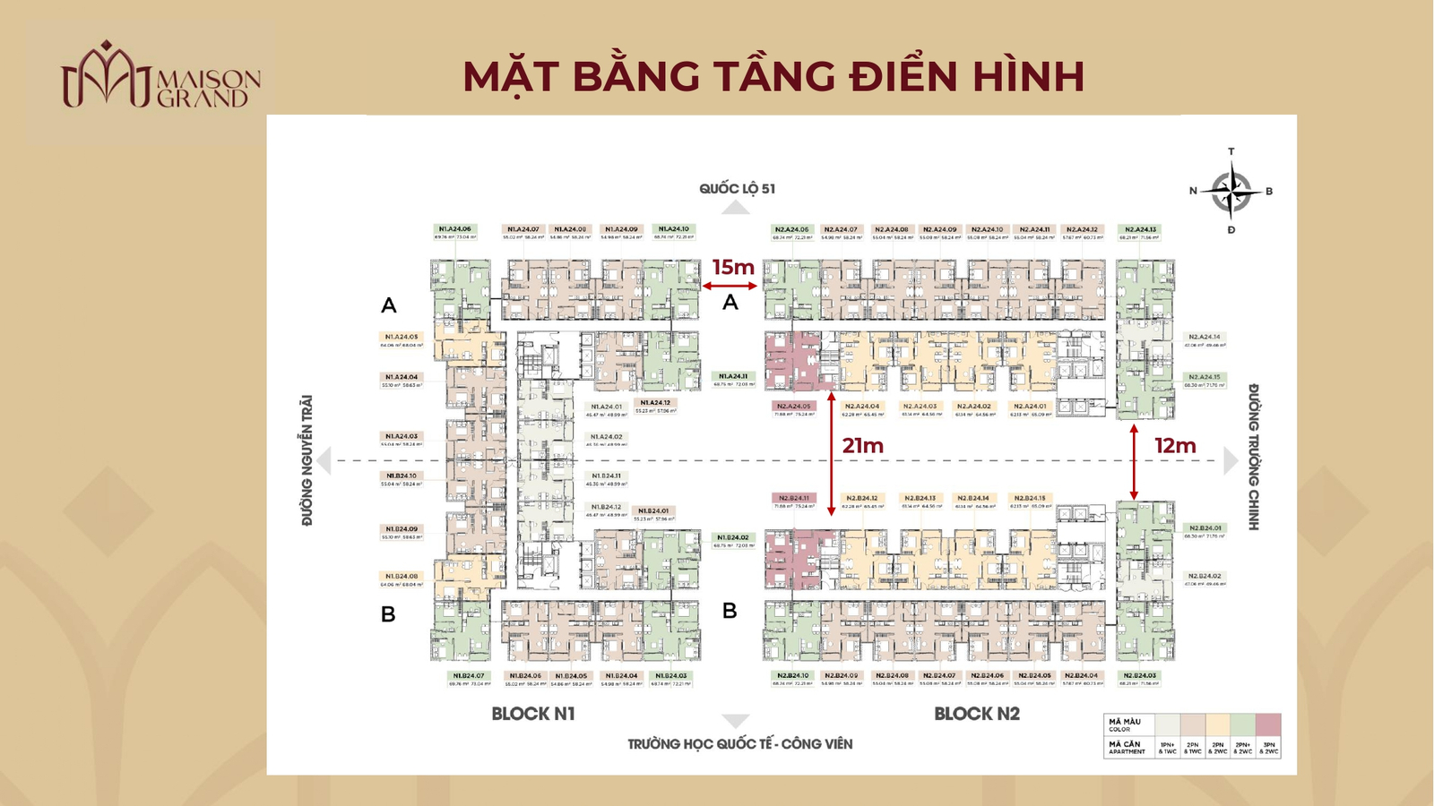 Thiết kế căn hộ Maison Grand