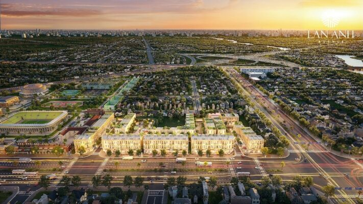 phoi canh nha pho lan anh avenue binh duong min