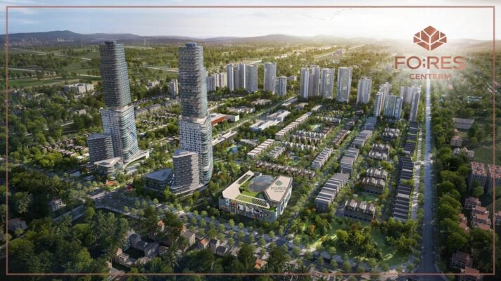 Phối cảnh dự án Fo;res Centerm Nhơn Trạch Đồng Nai