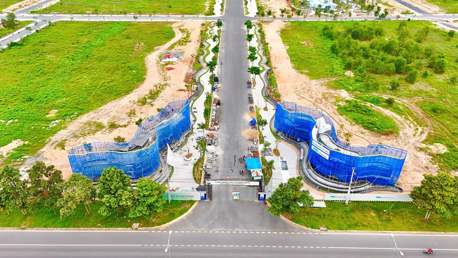 Tiến độ dự án FORES CENTERM Nhơn Trạch