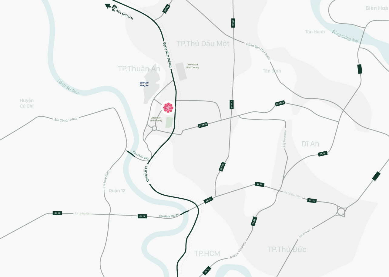 Vị trí chiến lược của Setia Edenia