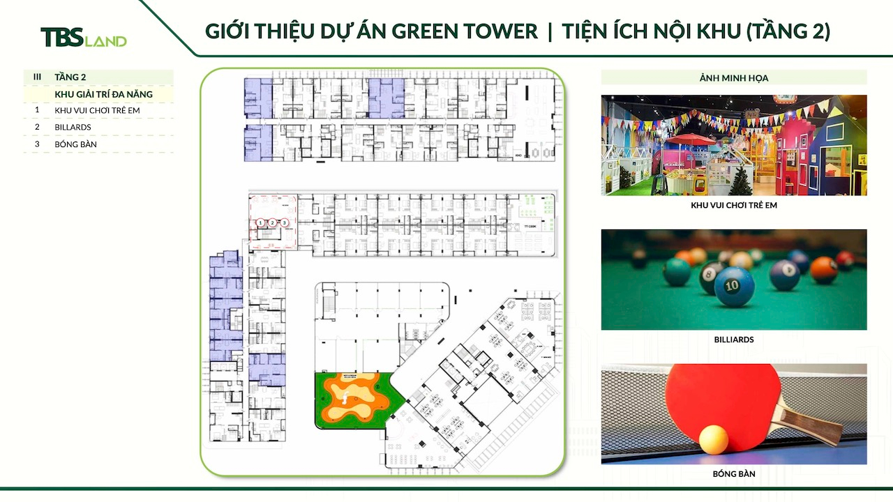Green Skyline 34 Tiện ích nội khu Green Skyline Tầng 2