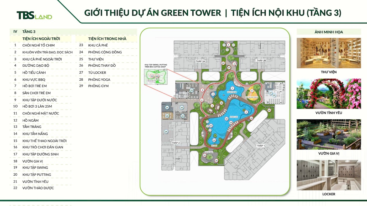 Green Skyline 35 Tiện ích nội khu Green Skyline Tầng 3