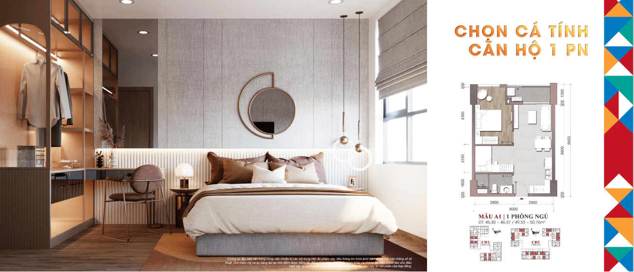 Luvista Quy Nhơn 18 thiet ke 1pn can ho