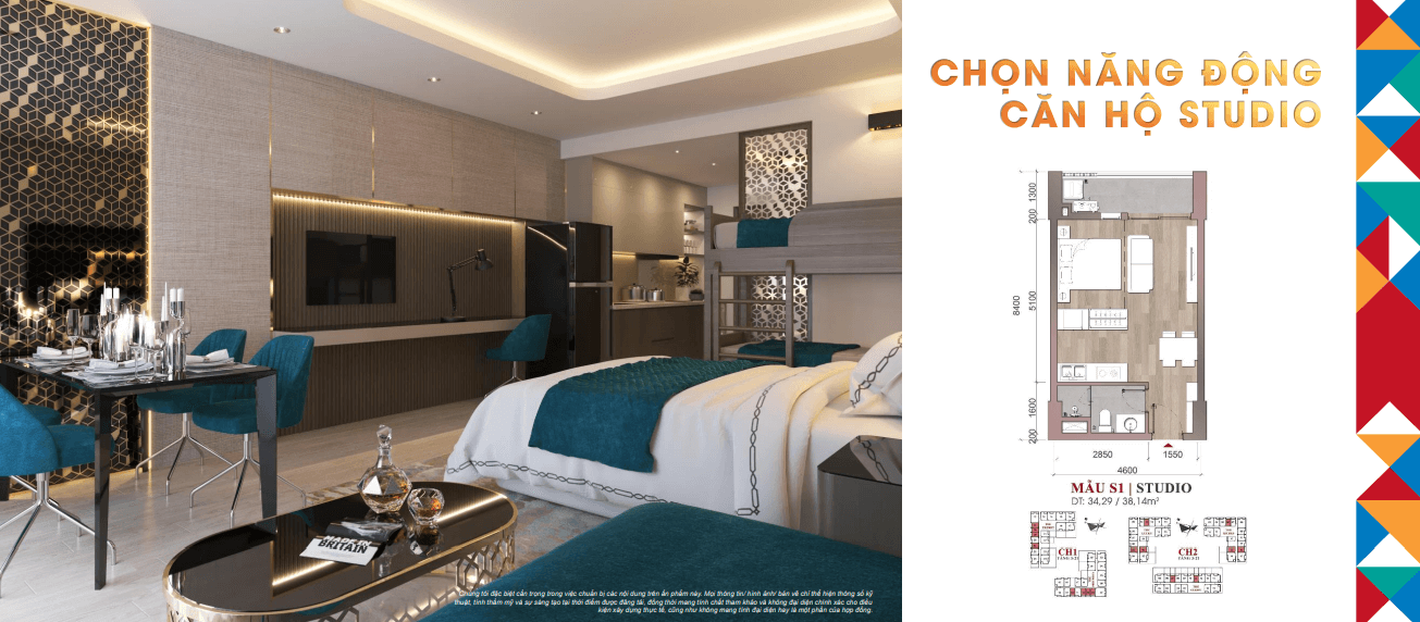 Luvista Quy Nhơn 17 thiet ke studio can ho